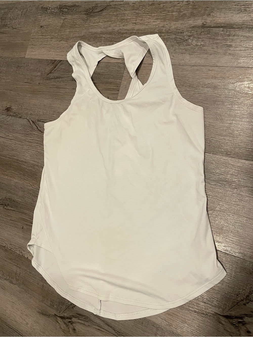 Marika White Racerback Athletic Tank